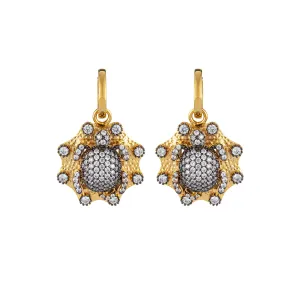 SERDARINO SHIELD EARRINGS