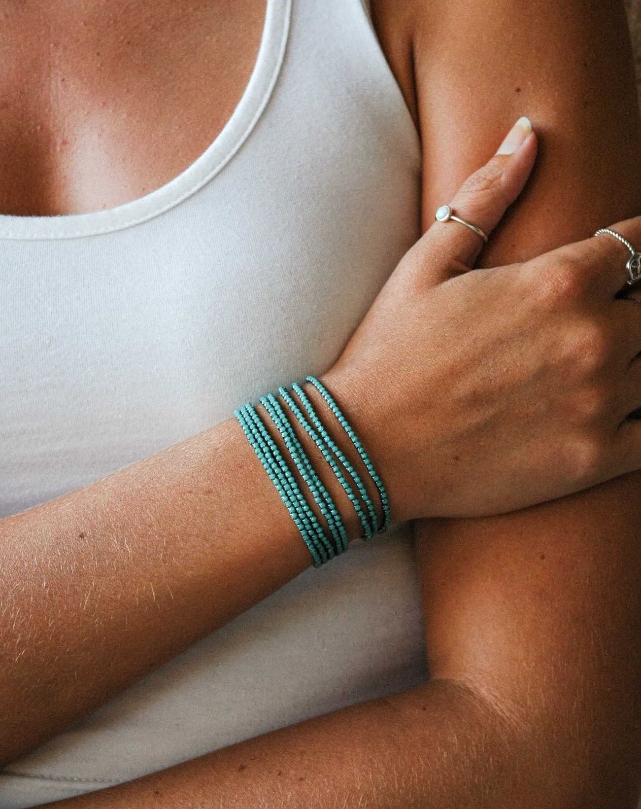 Seven Piece Stackable Bracelet