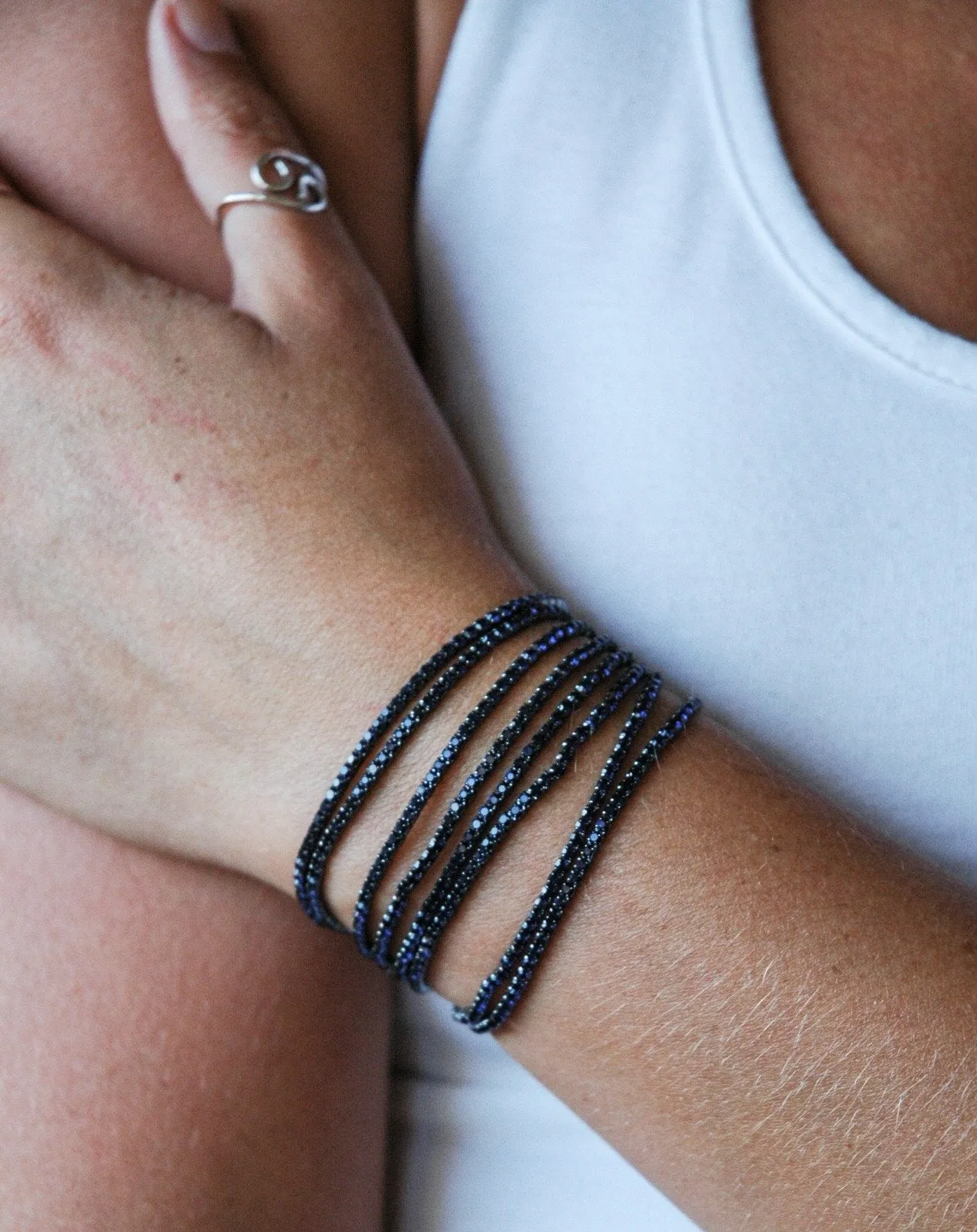 Seven Piece Stackable Bracelet