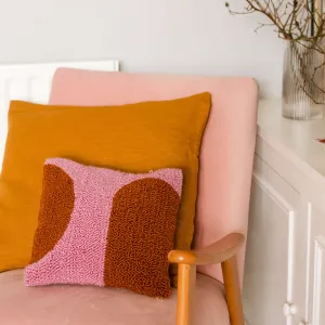 Shapes bold beginner punch needle cushion kit