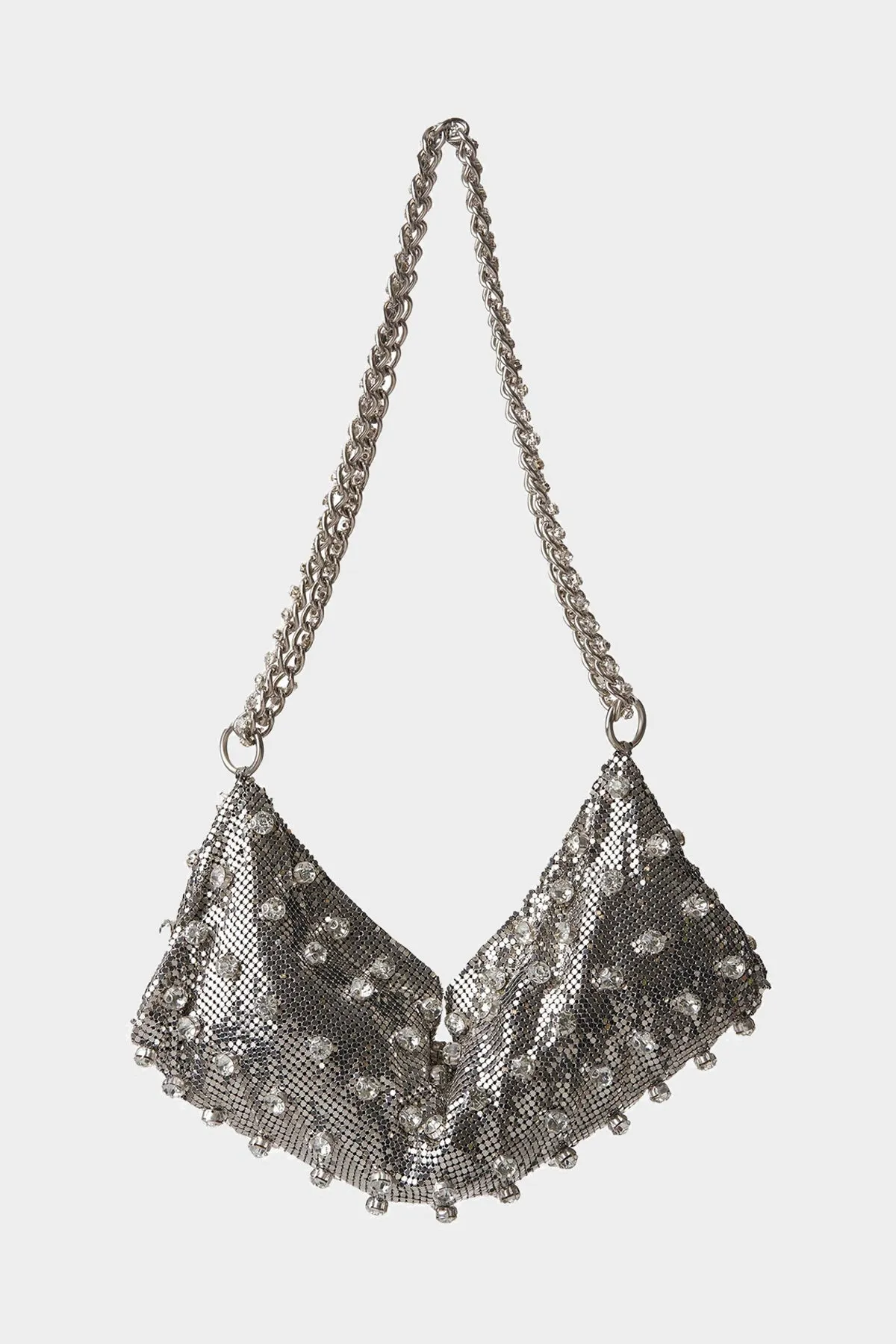 Simone Metal Bag in Silver