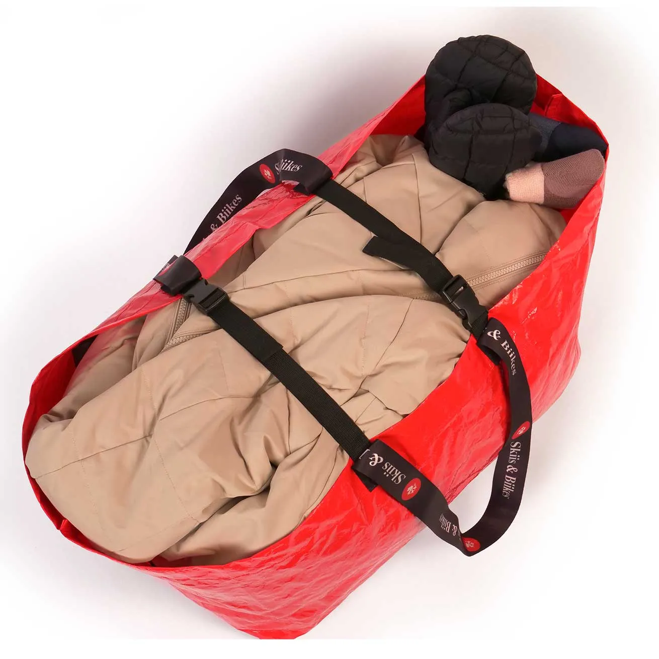 Skiis & Biikes Big Red Bag