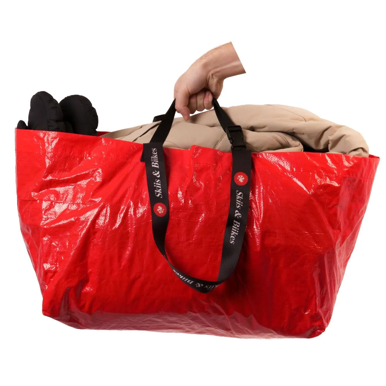 Skiis & Biikes Big Red Bag