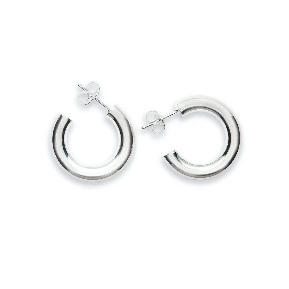 SMALL HOOP/SILVER