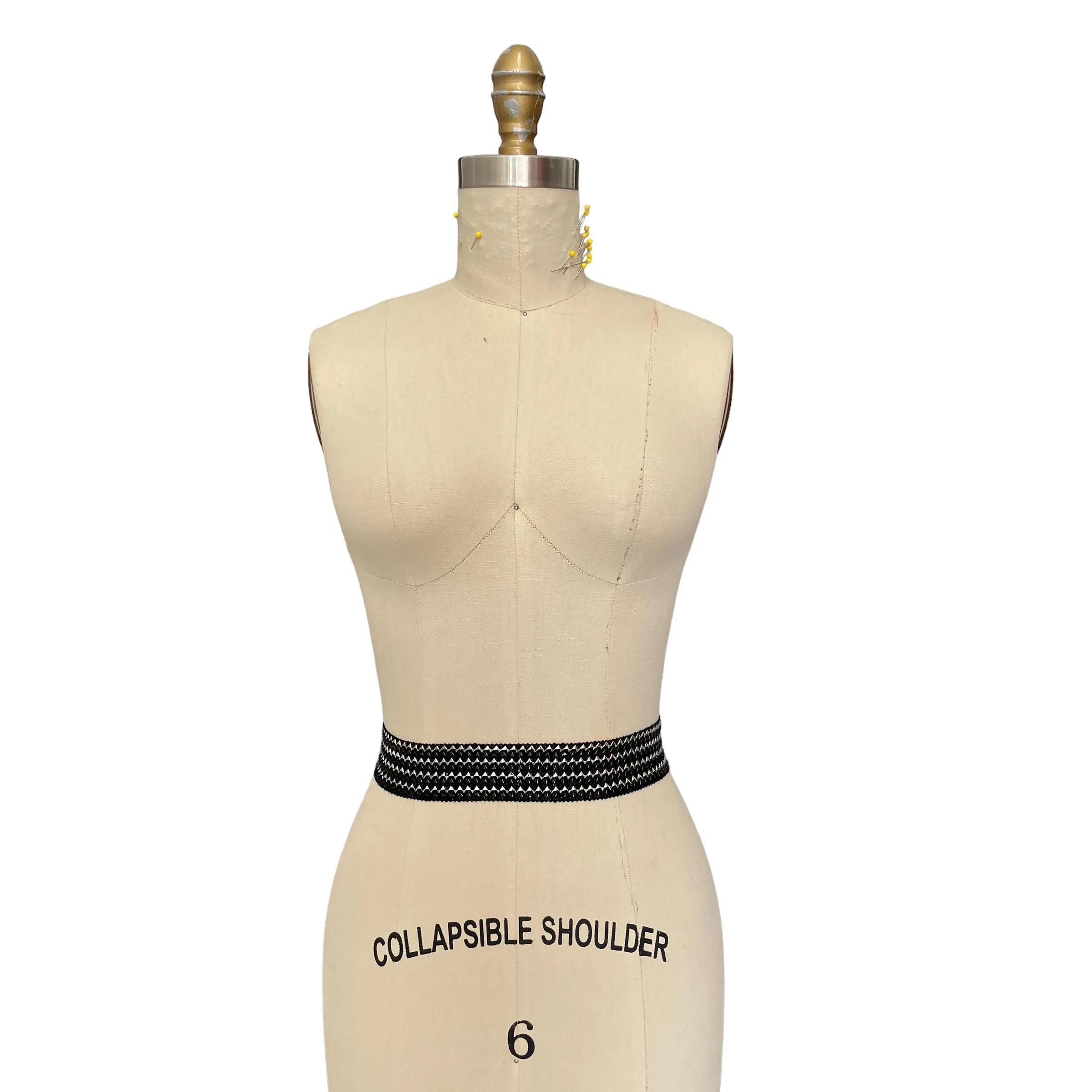 Small- Melly Metallic elastic stretch (trim)
