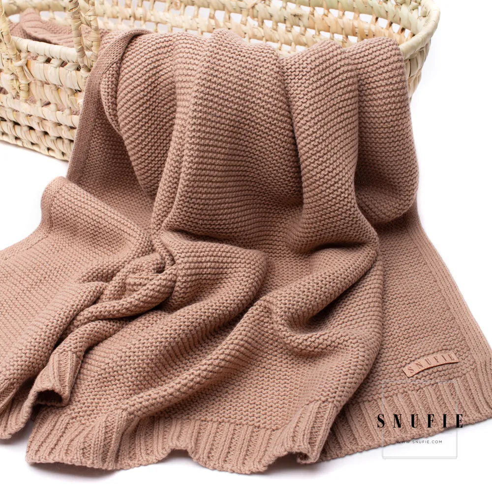 Snufie Super Soft Baby Blanket - Soft Brown