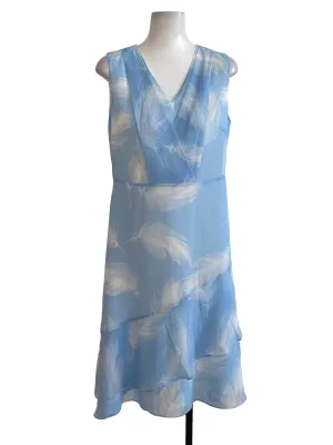 Soft Blue Abstract Dress