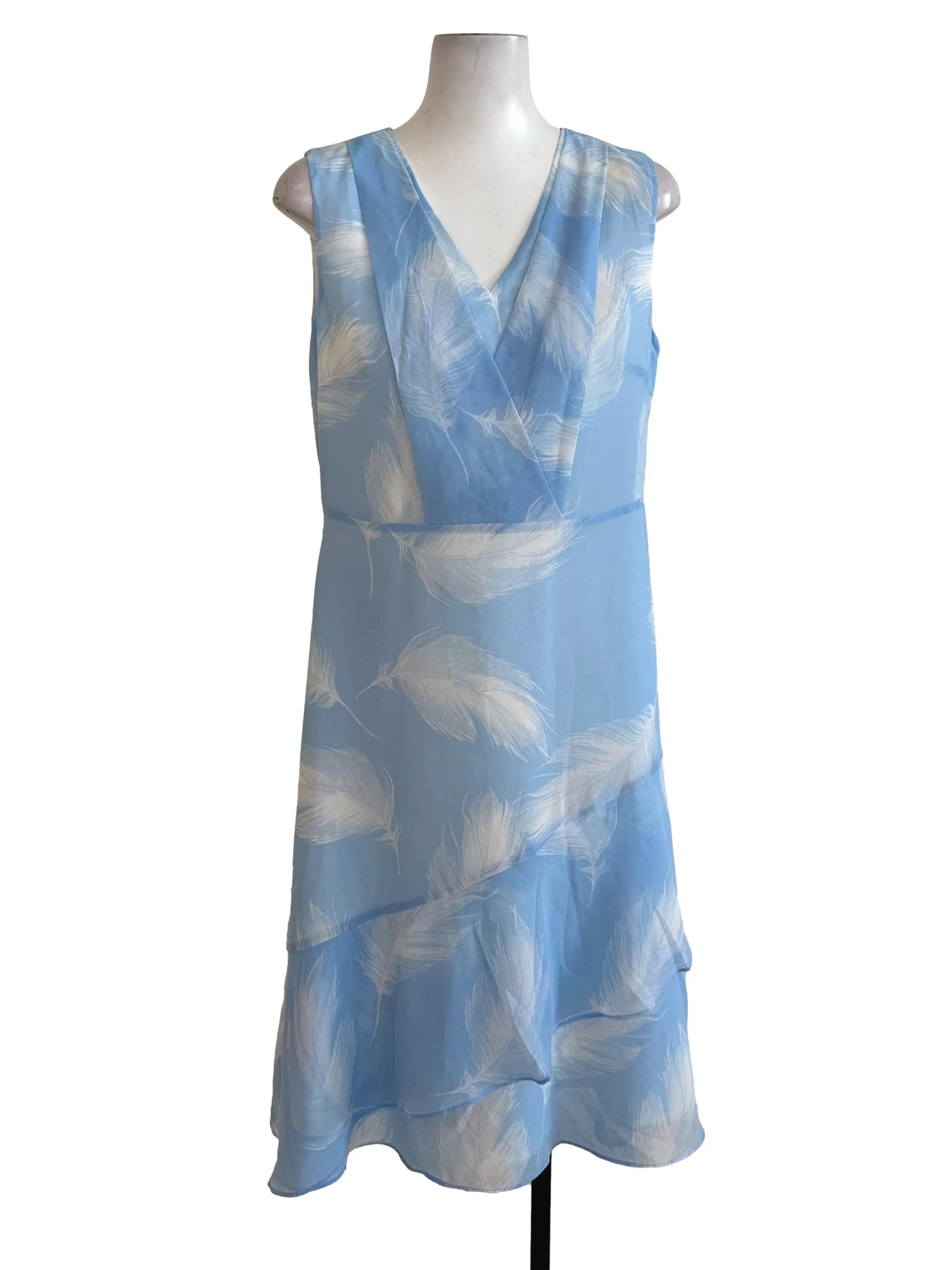 Soft Blue Abstract Dress