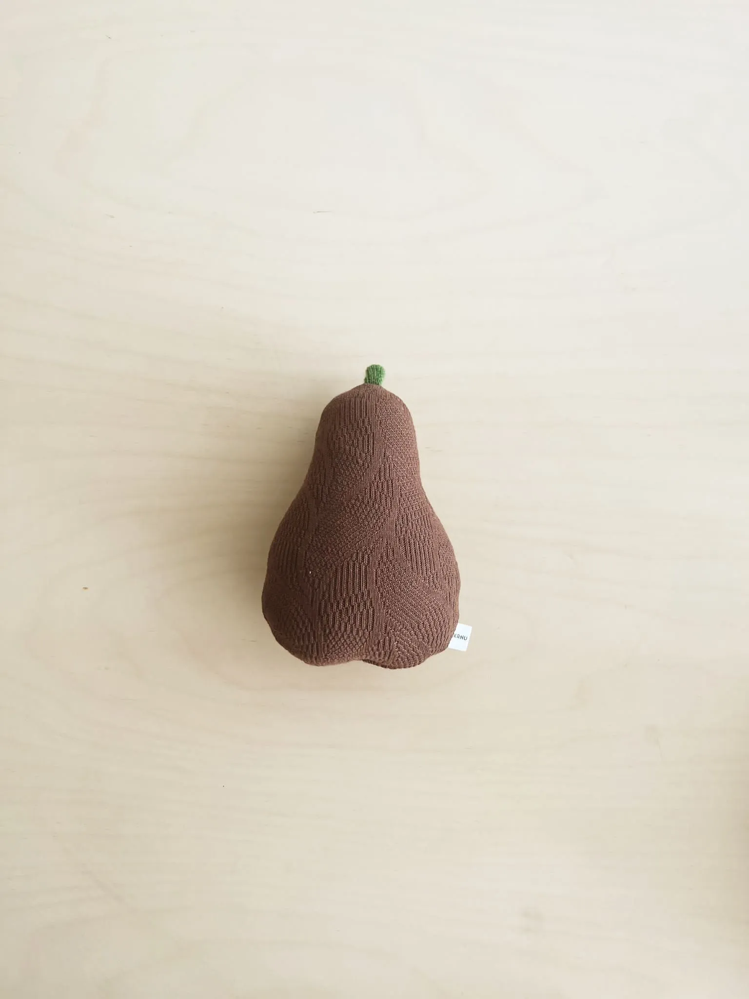 Soft Pear Rattle Toy