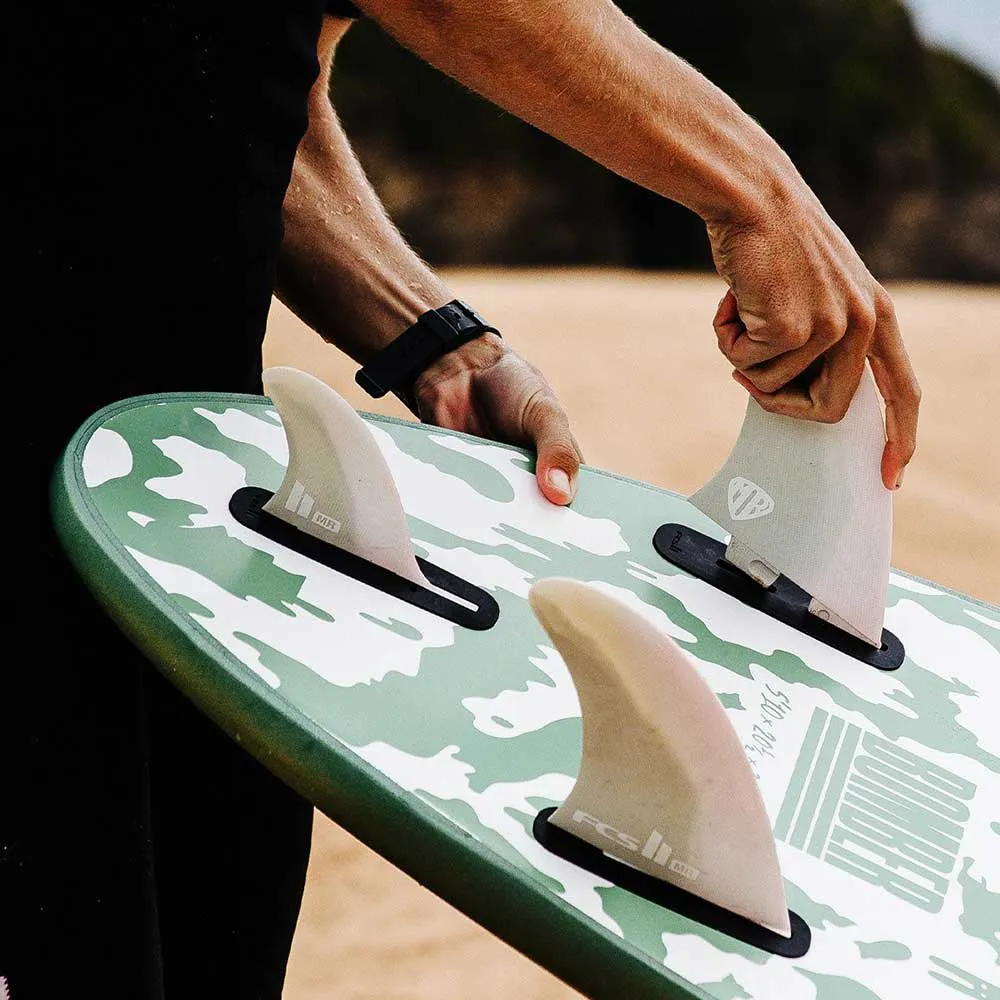 Softtech Bomber II 6'4 Surfboard - Smoke Green/White