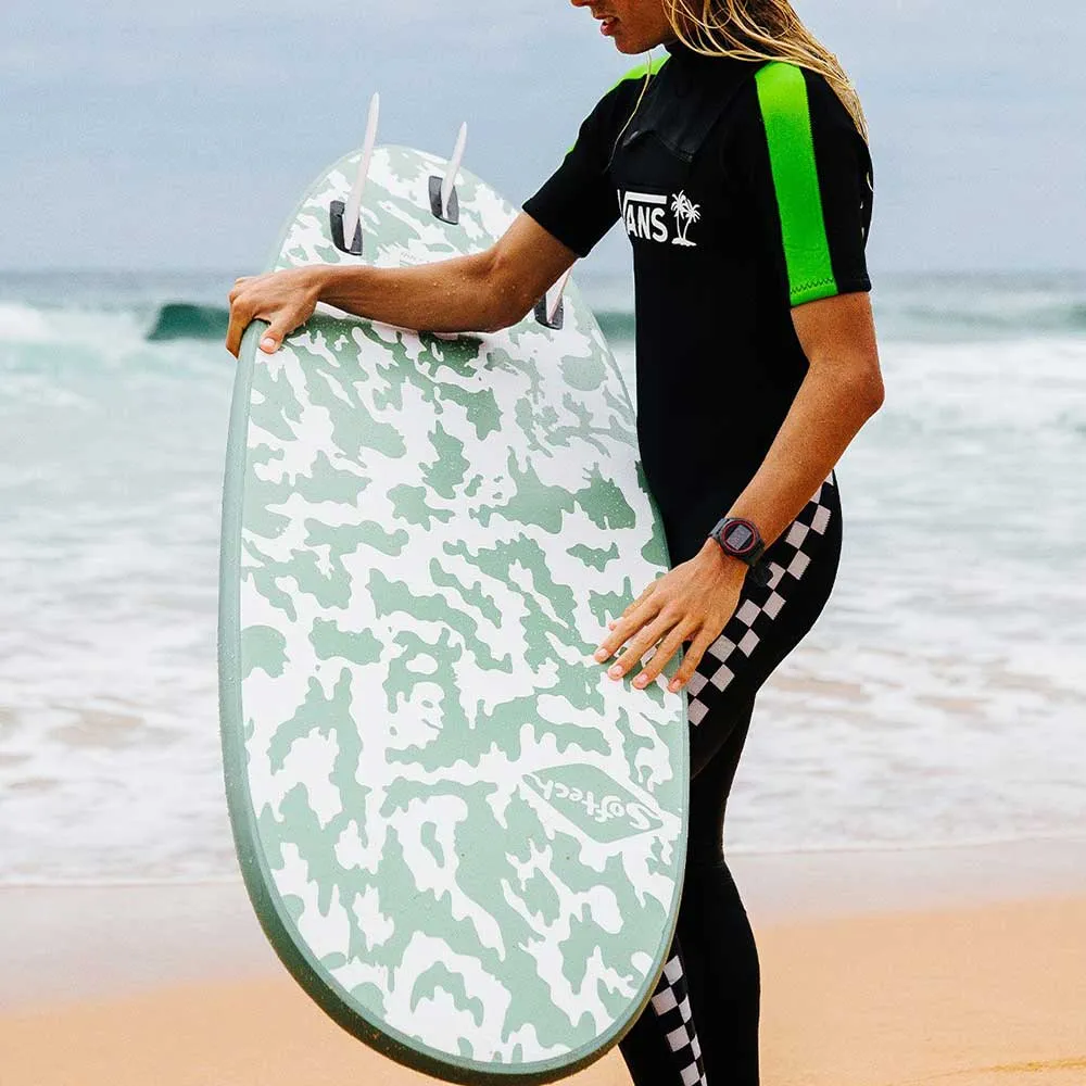 Softtech Bomber II 6'4 Surfboard - Smoke Green/White