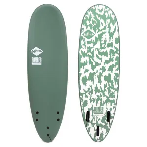 Softtech Bomber II 6'4 Surfboard - Smoke Green/White