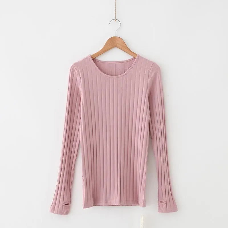 Solid Long Sleeve Shirt