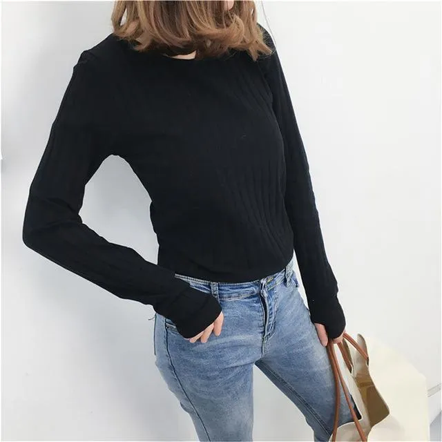 Solid Long Sleeve Shirt