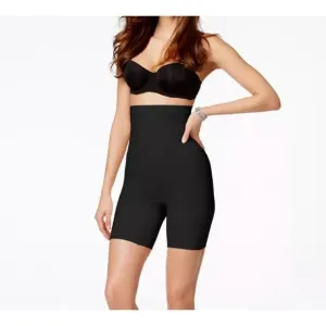 Spanx Women's Higher Power Tummy Control Shorts black size medium