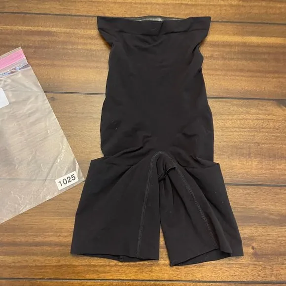 Spanx Women's Higher Power Tummy Control Shorts black size medium