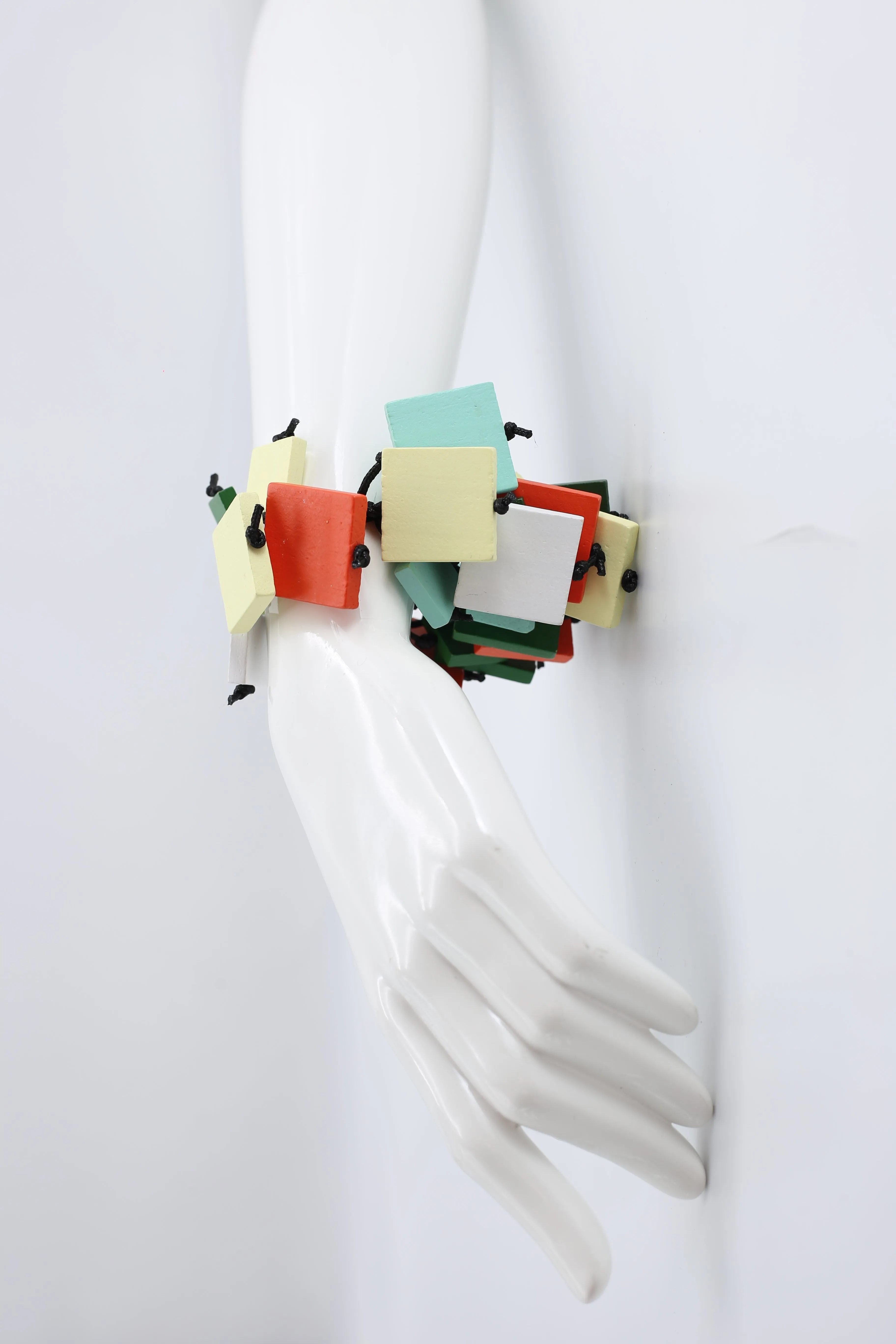 Squares on Elastic Bracelet