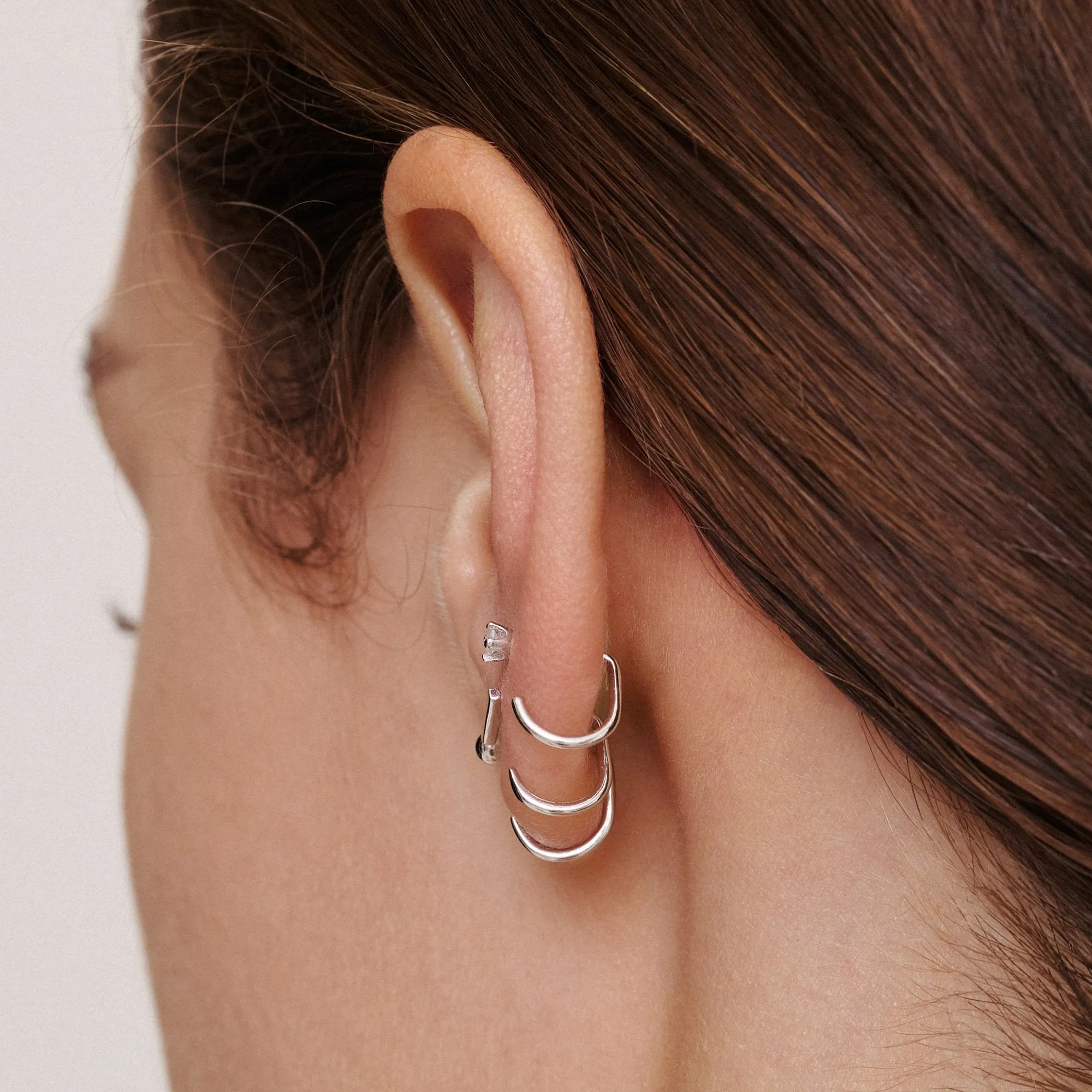 Stay Close Pearl Hoops