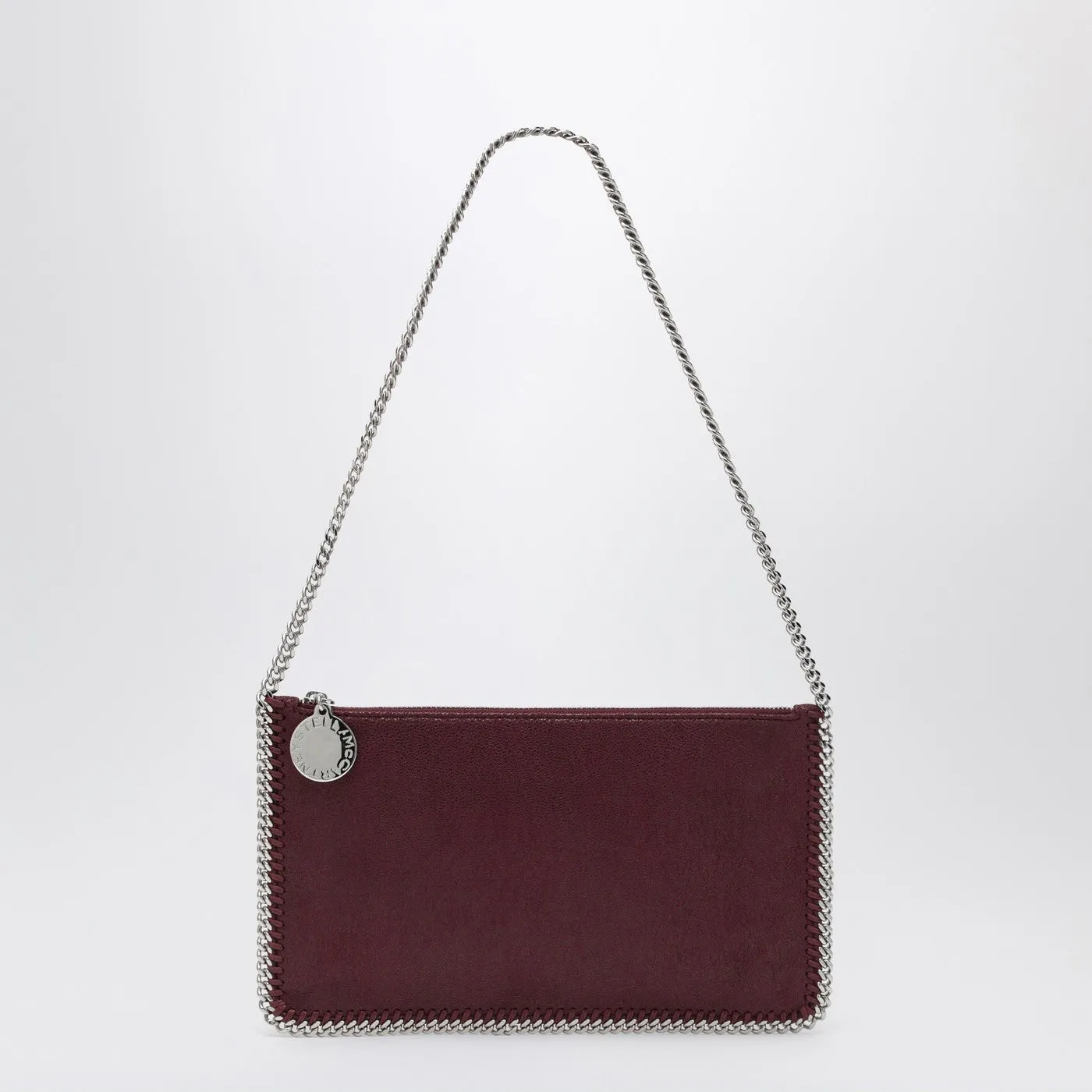 Stella Mc Cartney Falabella -påse i plommonfärg med kedjan