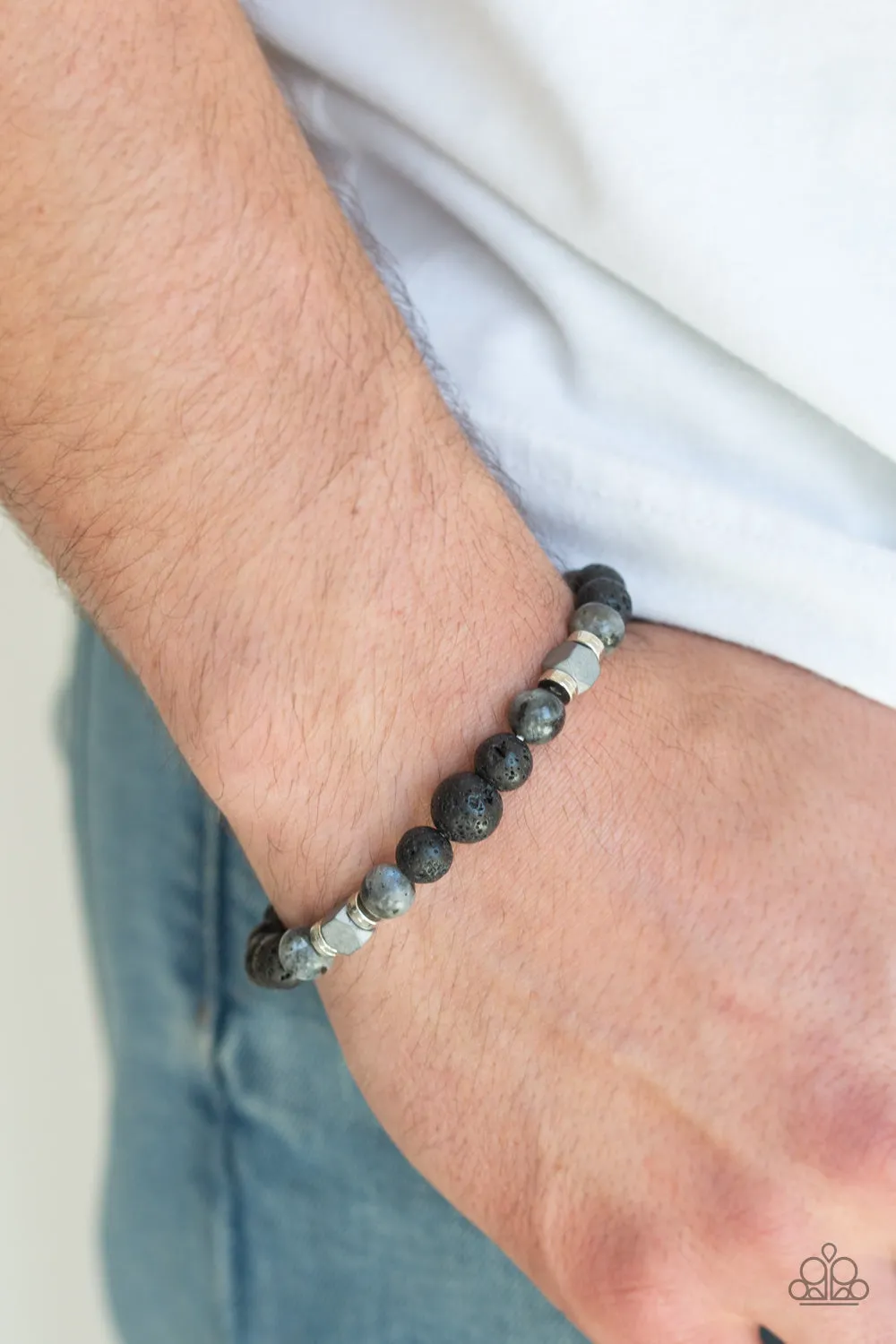 Strength Black Urban Bracelet