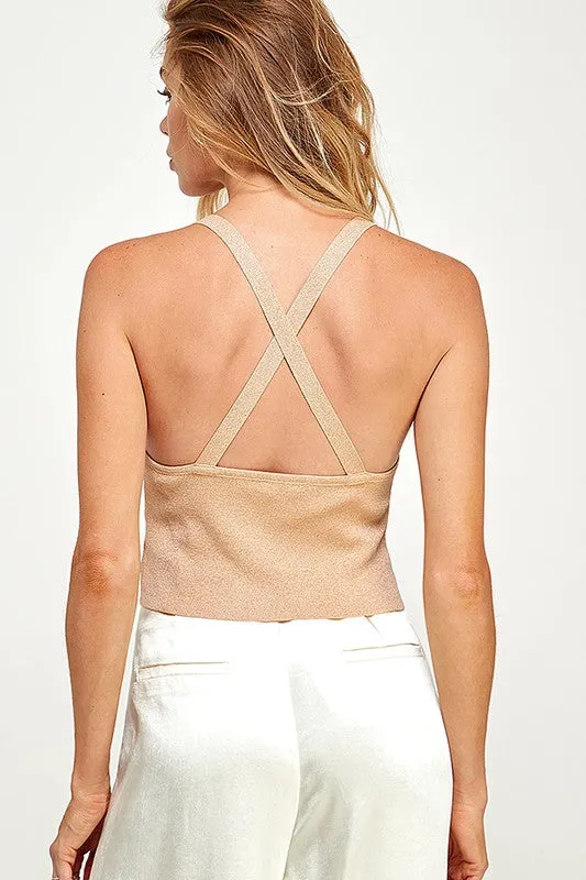 Studio 54 Metallic Tank