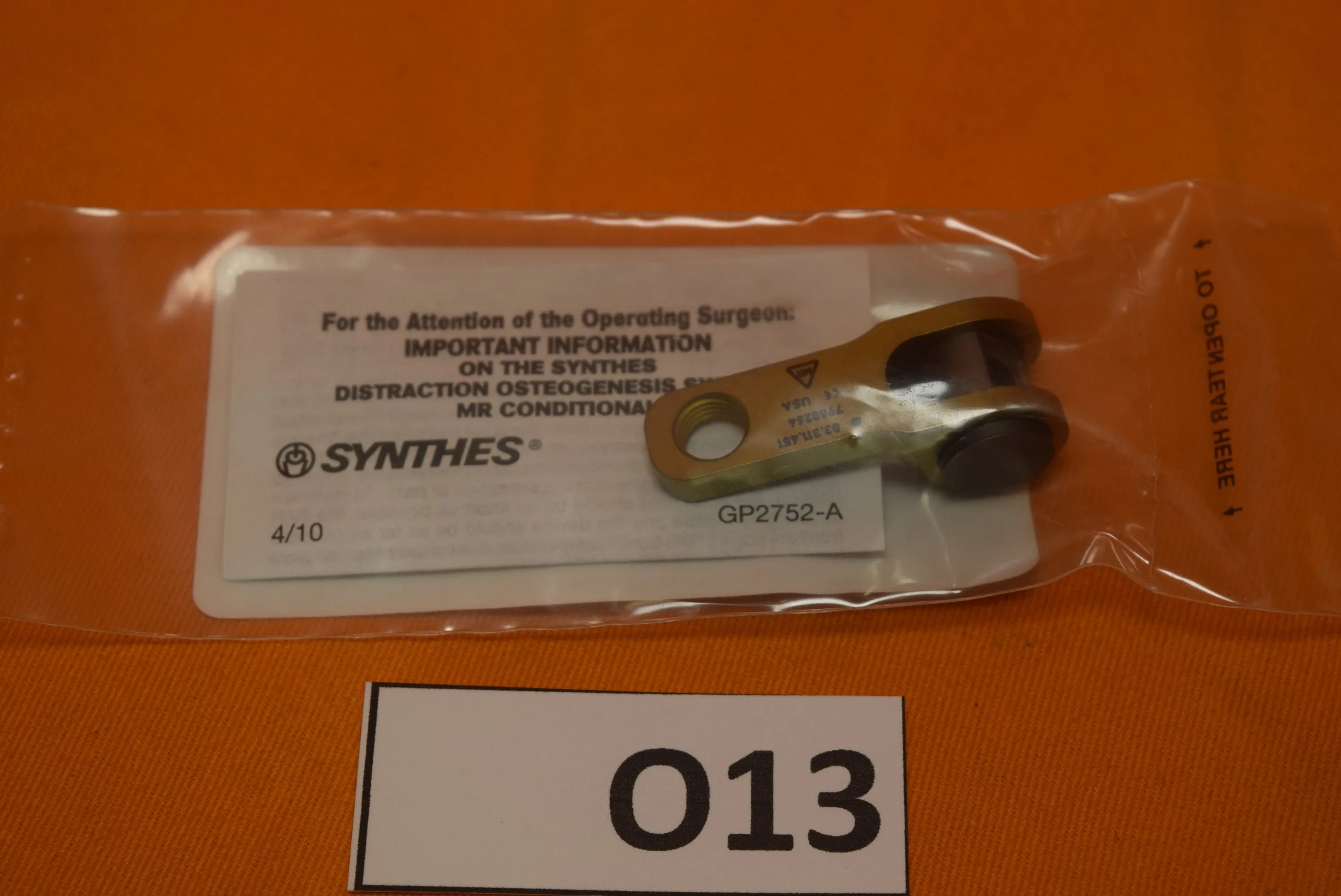 Synthes 03.311.451 Angular Distractor Pivot -NEW