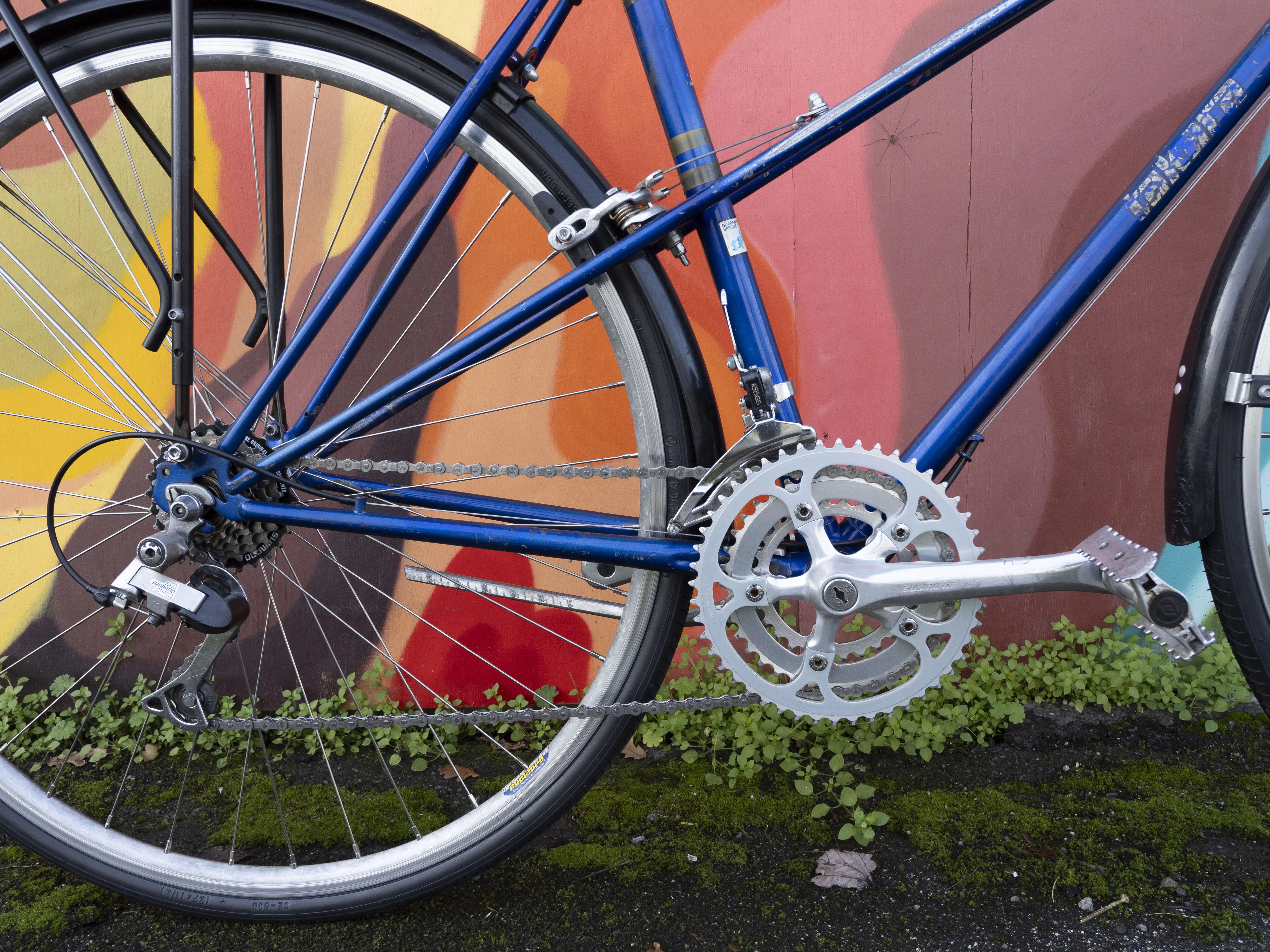 Takara Mixte Vintage Road Bike, Blue, 50cm/Small