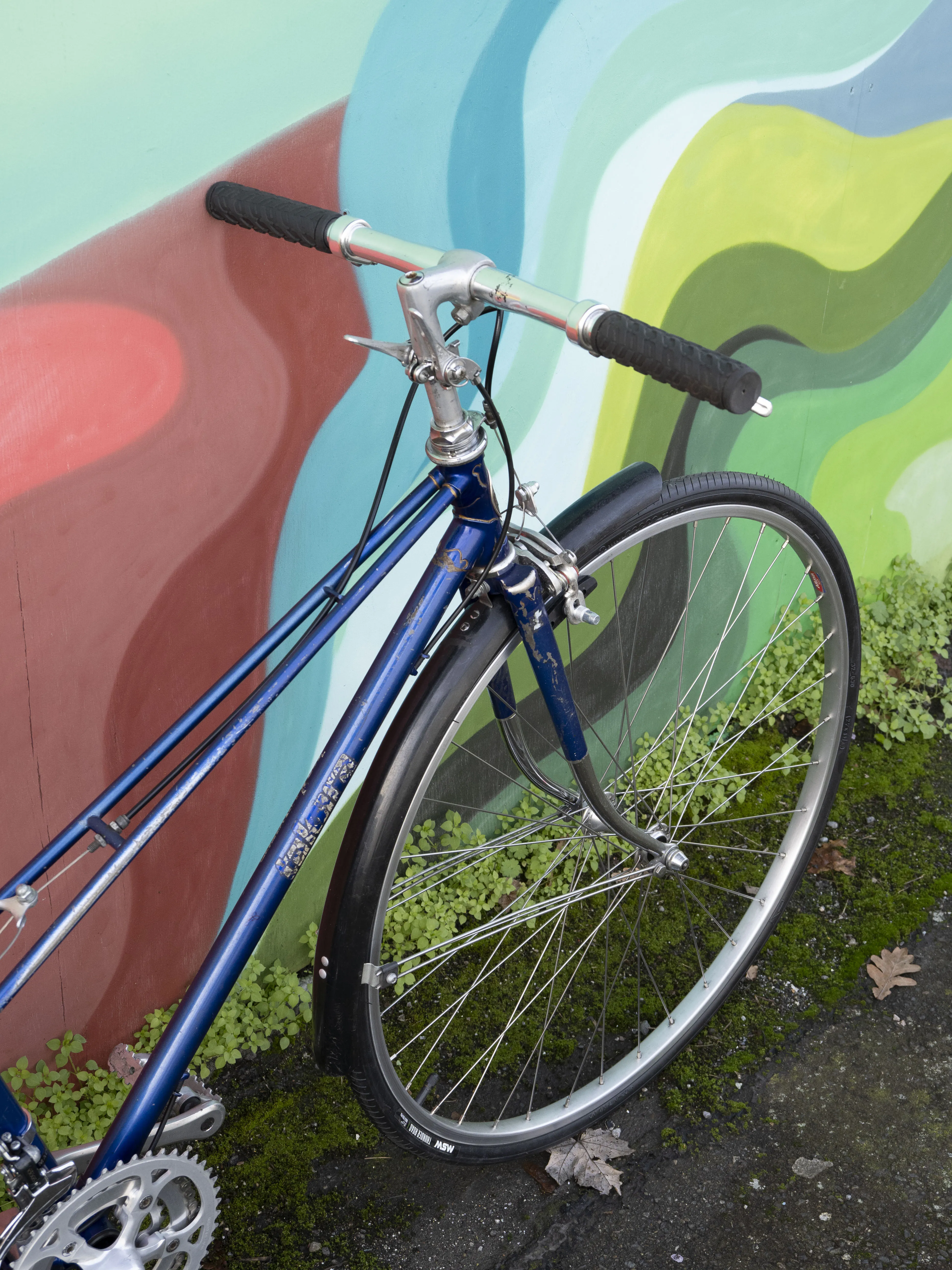 Takara Mixte Vintage Road Bike, Blue, 50cm/Small
