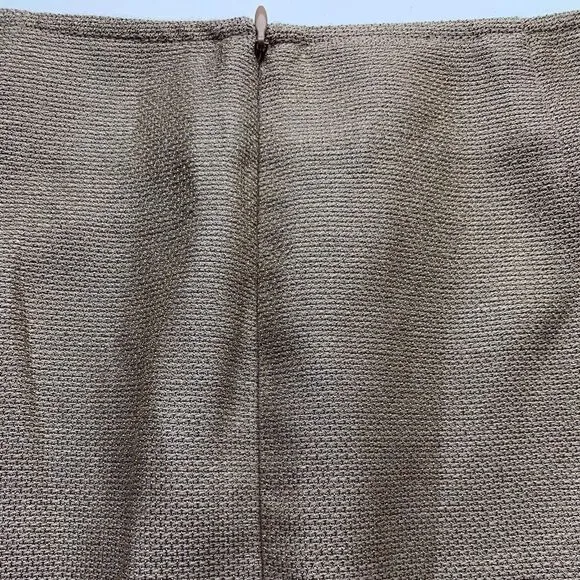Talbots Skirt Shimmery Gold Size 6 Trendy