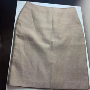 Talbots Skirt Shimmery Gold Size 6 Trendy