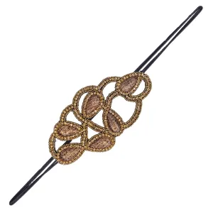 Tanisha - Elastic Accent Stretch Band (Gold)