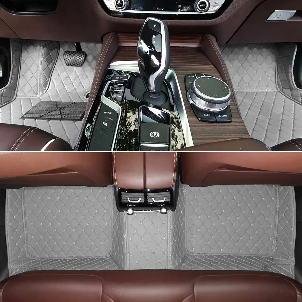 Tapis 3d voiture Sur-Mesure pour 3 Rangées de Sièges avec Logo Personnalisé