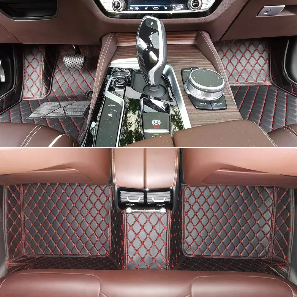 Tapis 3d voiture Sur-Mesure pour 3 Rangées de Sièges avec Logo Personnalisé