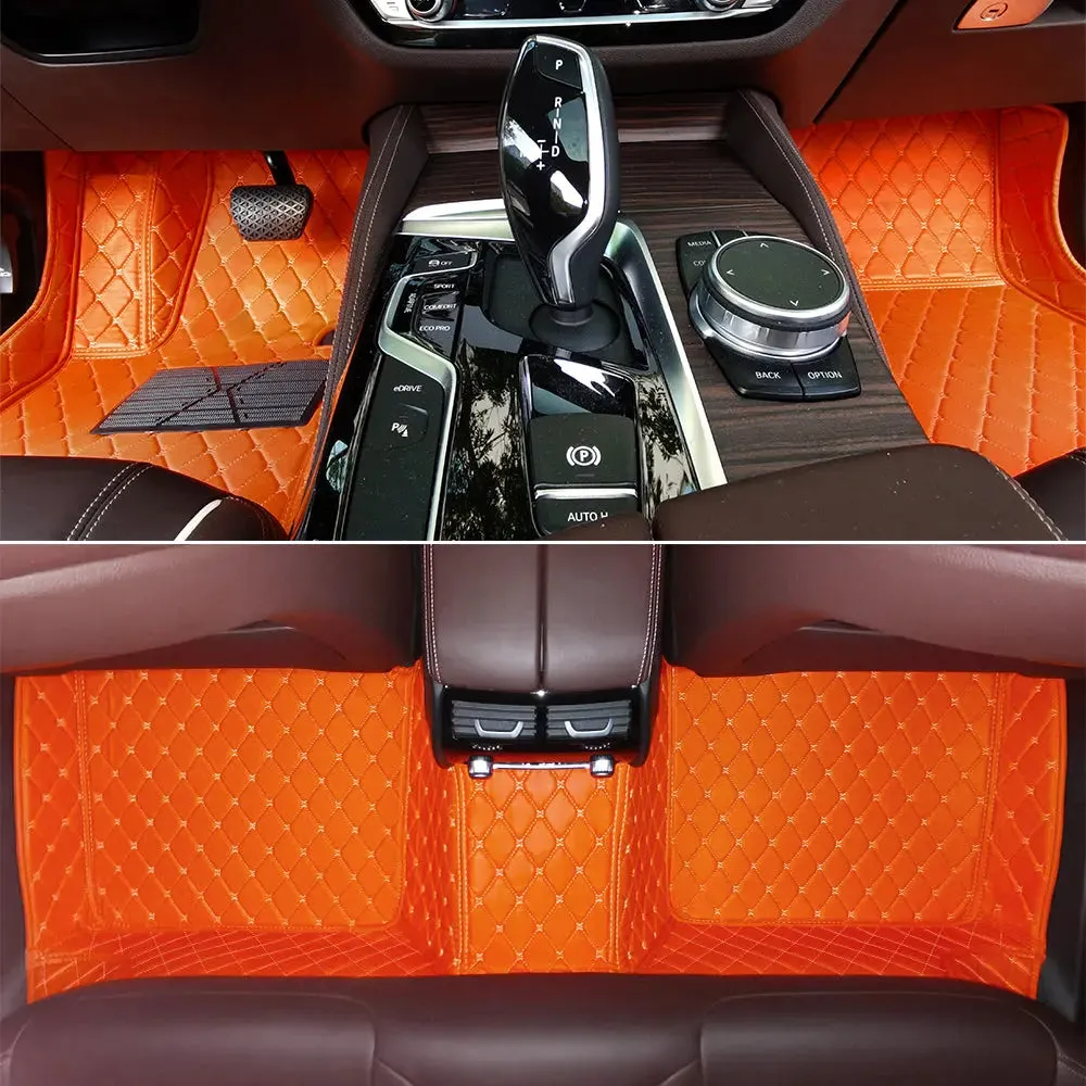Tapis 3d voiture Sur-Mesure pour 3 Rangées de Sièges avec Logo Personnalisé