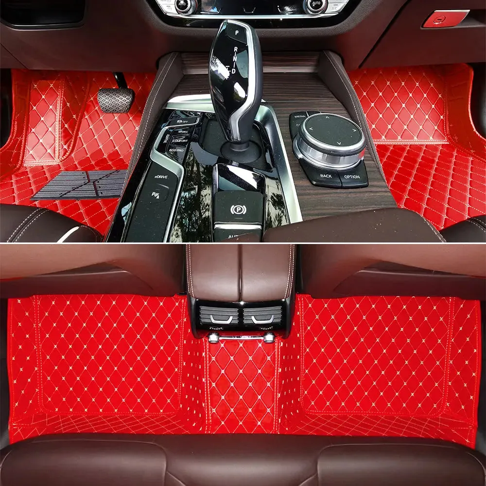 Tapis 3d voiture Sur-Mesure pour 3 Rangées de Sièges avec Logo Personnalisé