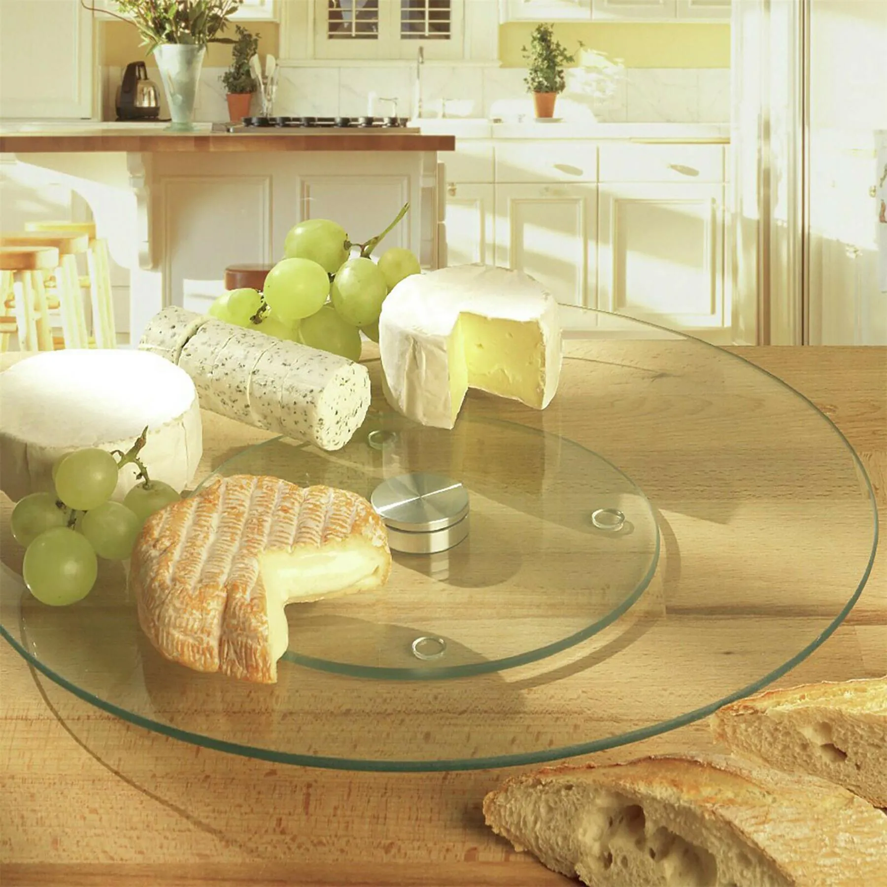 Tempered Glass Lazy Susan