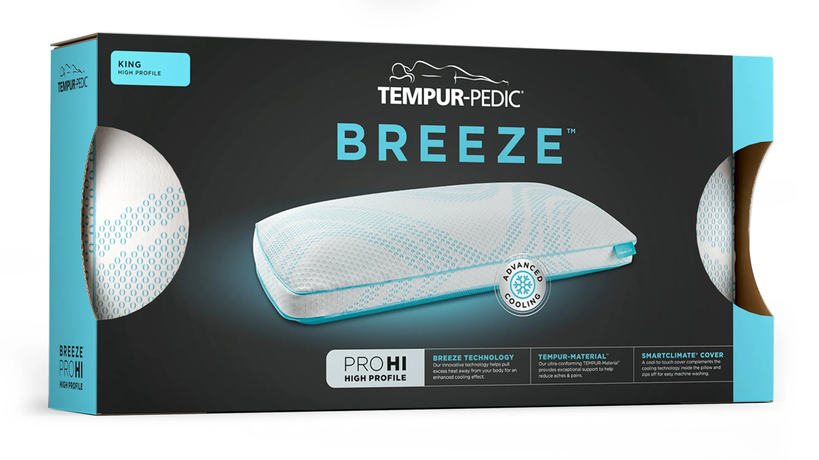 TEMPUR-Breeze ProHi 2.0 Pillow
