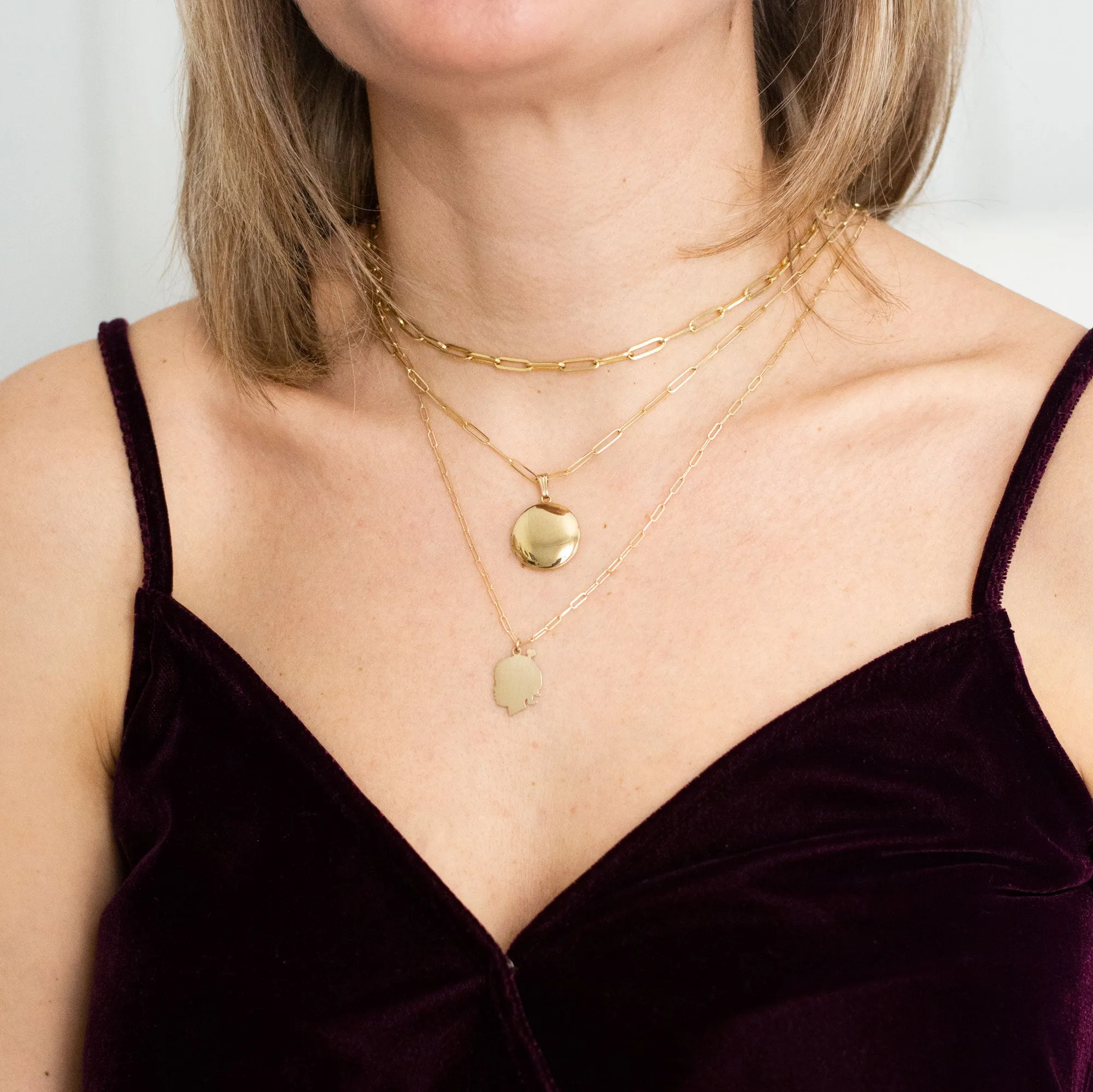 The Paperclip Chain Necklace - Medium Weight