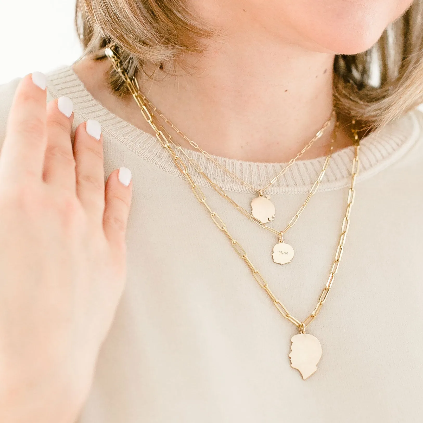 The Paperclip Chain Necklace - Medium Weight