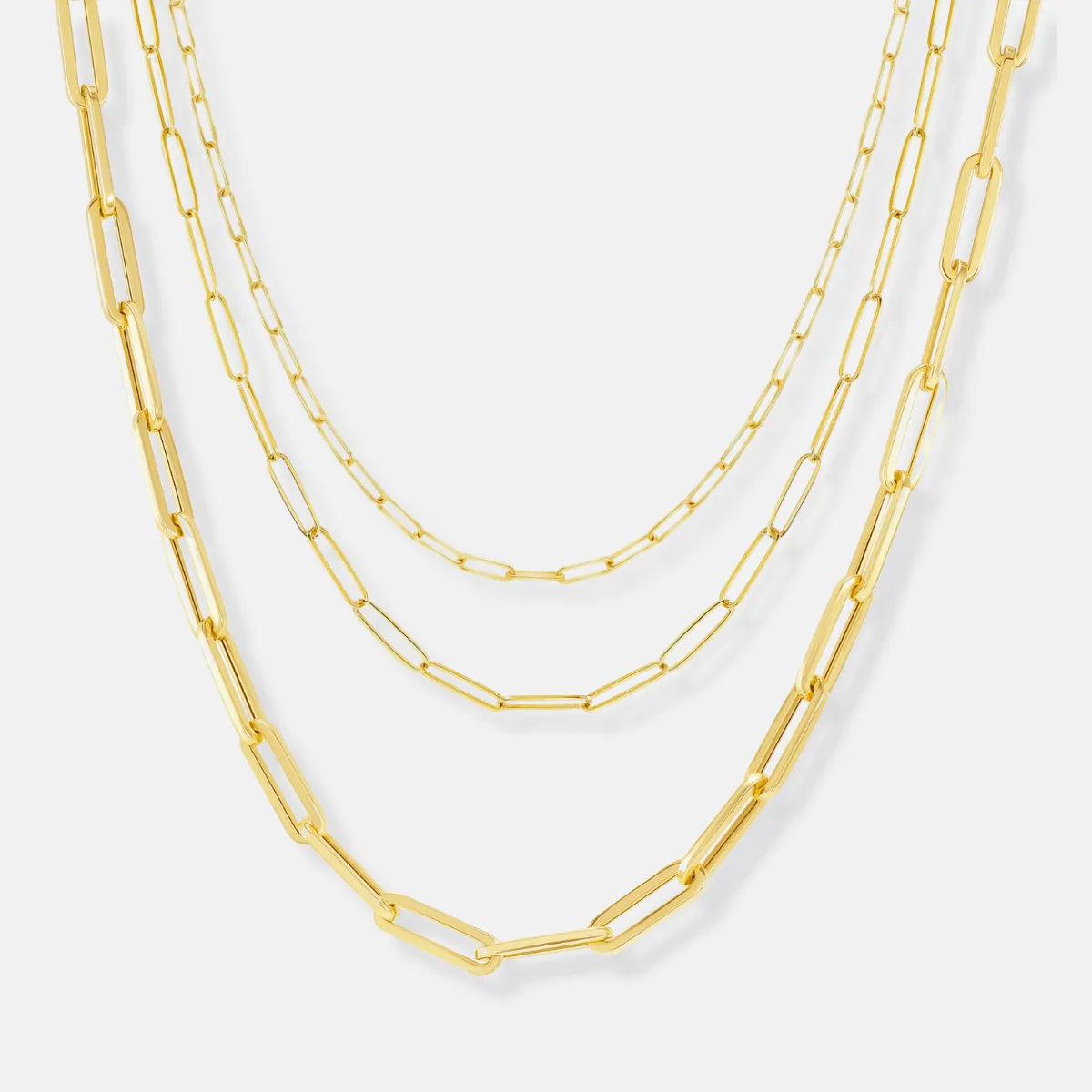 The Paperclip Chain Necklace - Medium Weight