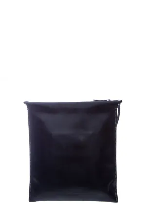 The Row Black Leather Crossbody