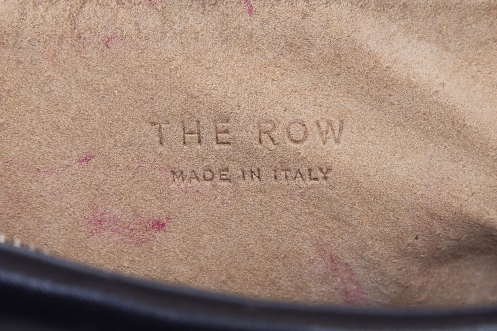 The Row Black Leather Crossbody