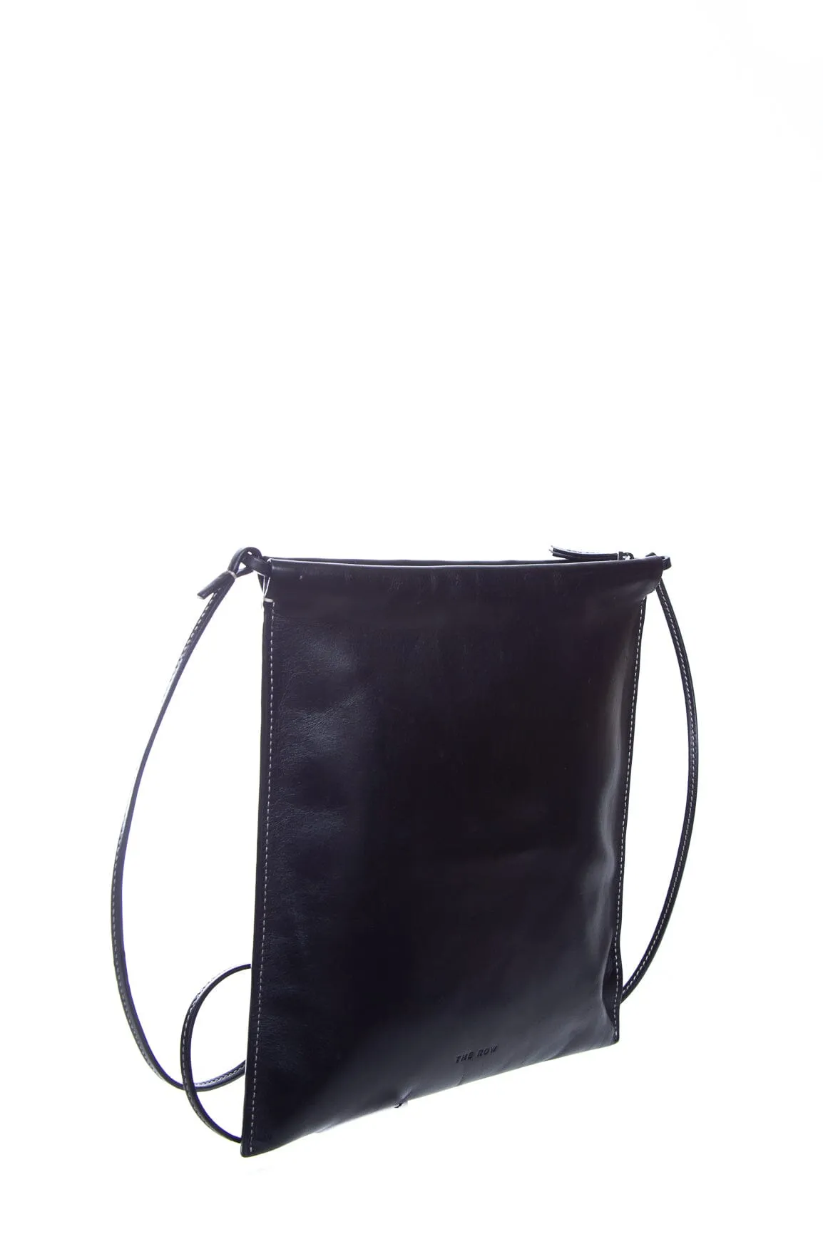 The Row Black Leather Crossbody