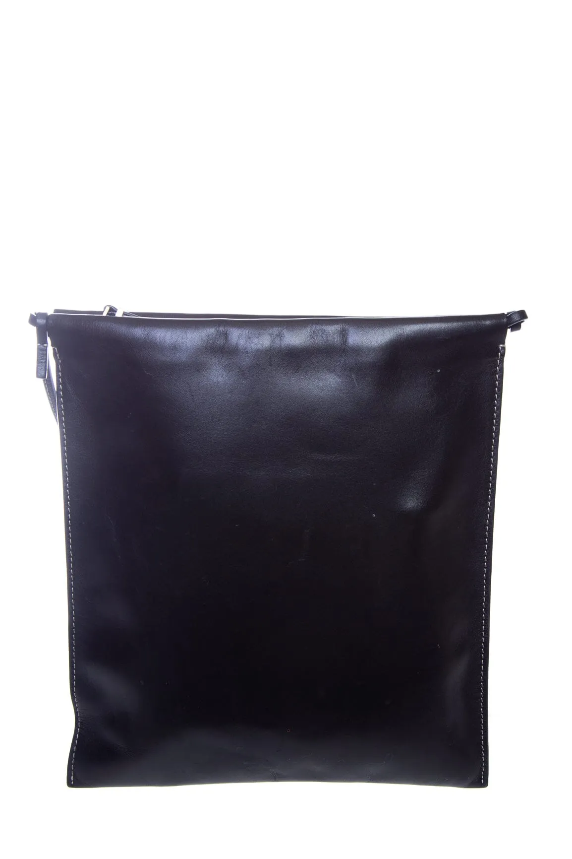 The Row Black Leather Crossbody