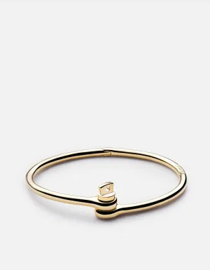 Thin Reeve Cuff, Gold