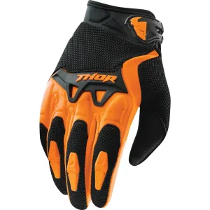 Thor Spectrum Orange/Black Gloves