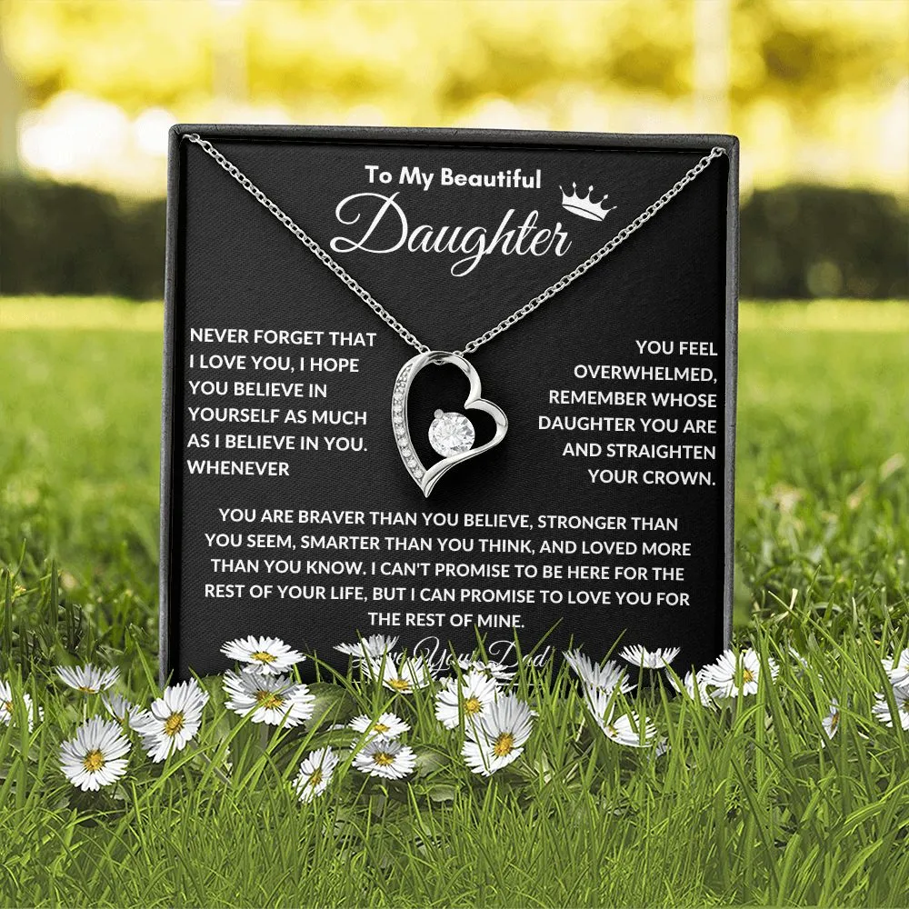 To My Beautiful Daughter Straighten Your Crown
