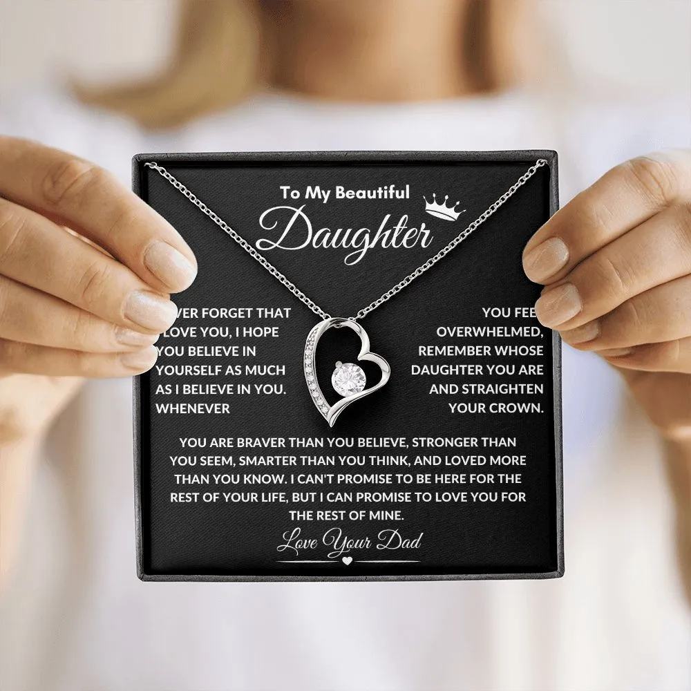 To My Beautiful Daughter Straighten Your Crown