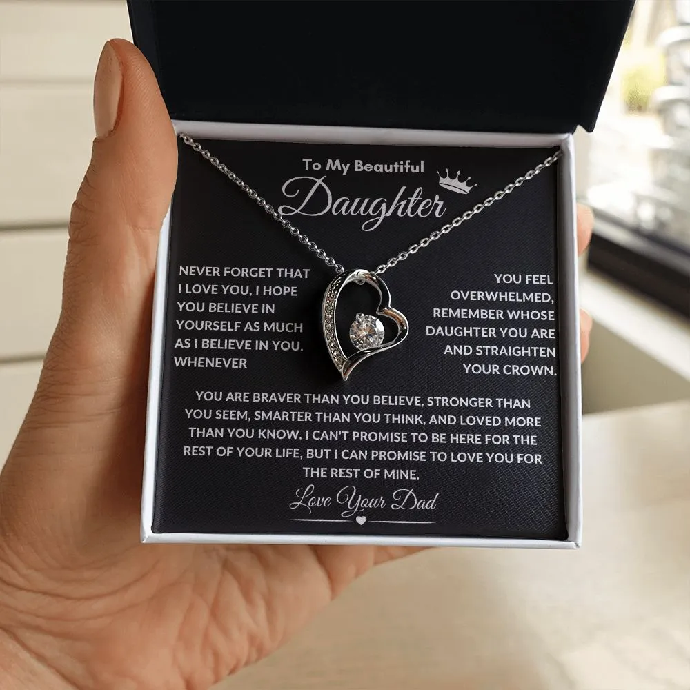 To My Beautiful Daughter Straighten Your Crown