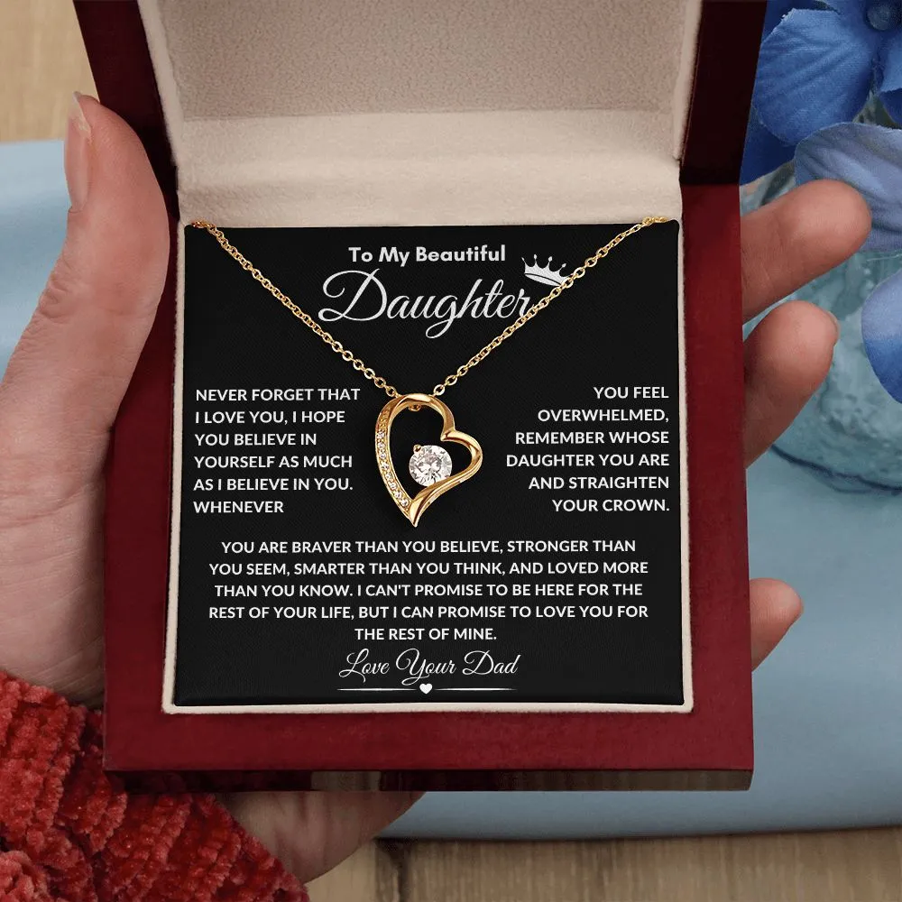 To My Beautiful Daughter Straighten Your Crown